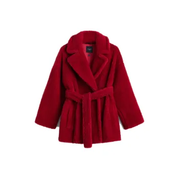 WEEKEND MaxMara Leather Jacket Women's Red