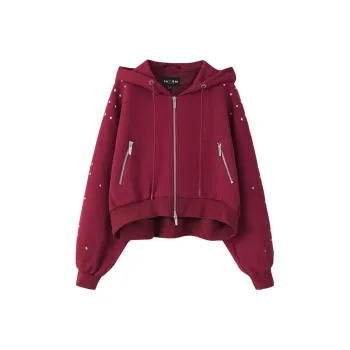 PHORM Cropped Coats Women's Spinel Ruby