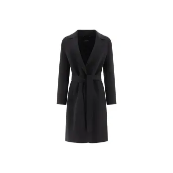 'S MAX MARA Belted Long Sleeved Coat