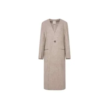 NAWEI Coats Women's Light Beige Camel