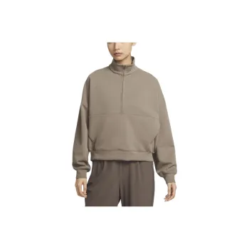 Nike Dri Fit IMPOSSIBLYSOFT Sweatshirt Women's Ferret Brown/Stone Gray