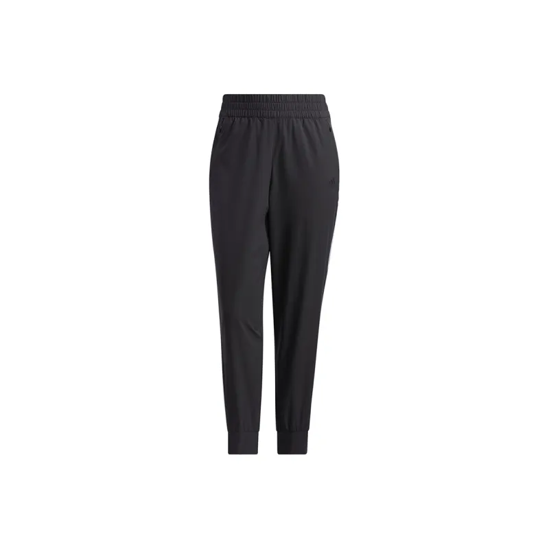 Adidas Knitted Sports Pants Women's Black-0