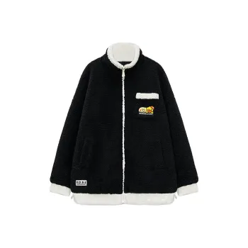 B.Duck x Bebe Velvet feel Coat Women's Black