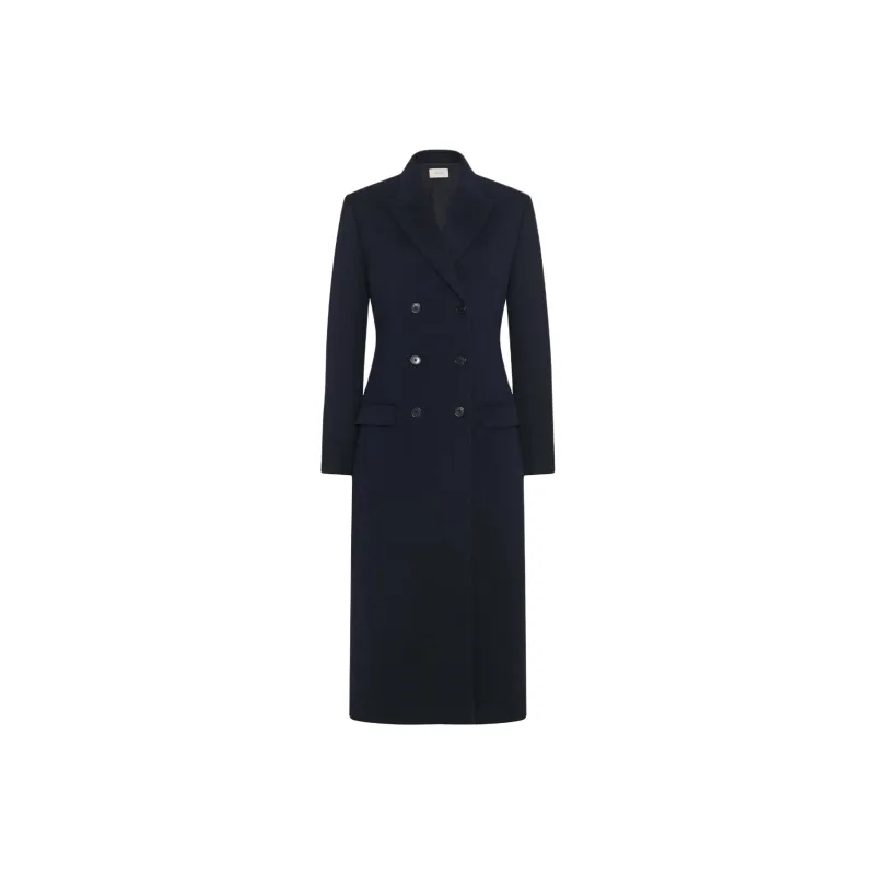 THE ROW Double Breasted Long Sleeved Coat-0