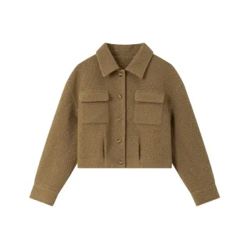 VIMLY Cropped Coats Women's