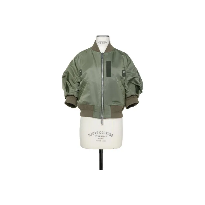 Sacai Nylon Twill Blouson 'Khaki'-0
