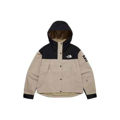 THE NORTH FACE Outdoor Hiking Waterproof And Windproof Windbreaker Jacket Women's Brown