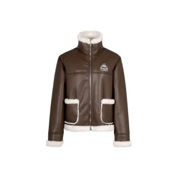 ISaluteU Leather Jacket Women's