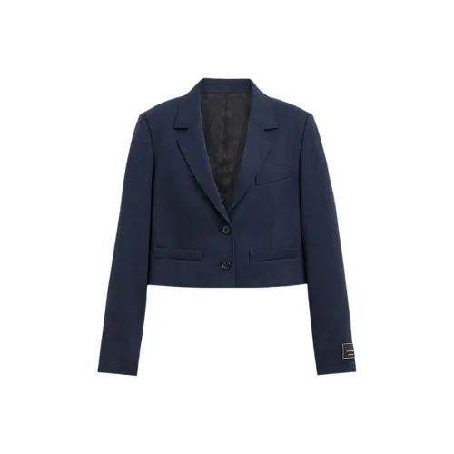 COACH SS24 Business Suit Coat Women's Marine Blue