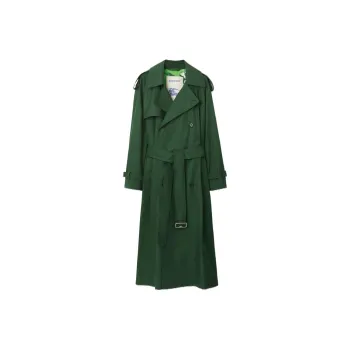 Burberry Long Silk Trench Coat