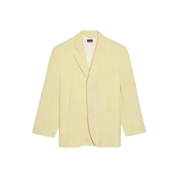 Jacquemus La Veste D'Homme Jacket 205 Pale Yellow