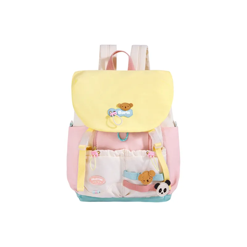 Miffy Fabric Backpack Regular Women's Pink, Yellow, Orange-0