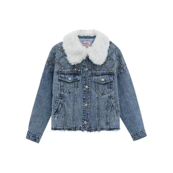 LULUALWAYS Denim Jacket Women's Sky Blue