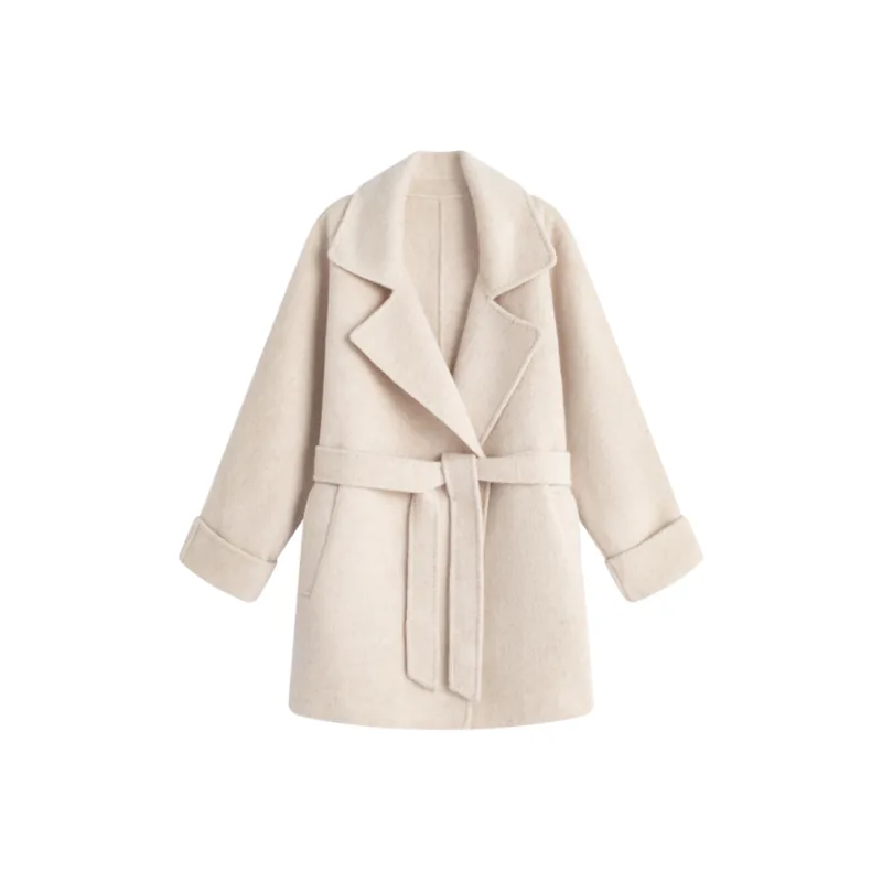 MOSIIMORII Coats Women's Mixed Beige-0