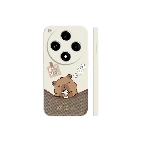 CASETIFY PC+TPU Material Busy Sleeping Phone Cases Compatibility With HUAWEI Pocket 2