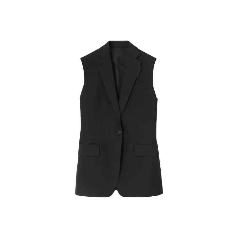 Burberry Sleeveless Tailored Jacket-0