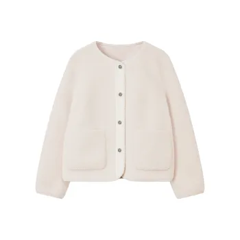 Pit Velvet-feel Coat Women's Ecru