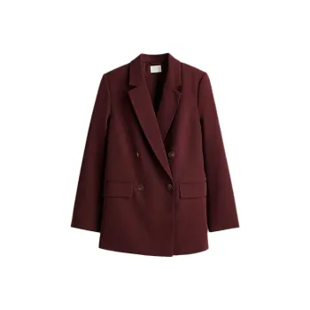 H&M Business Suit Women's Burgundy
