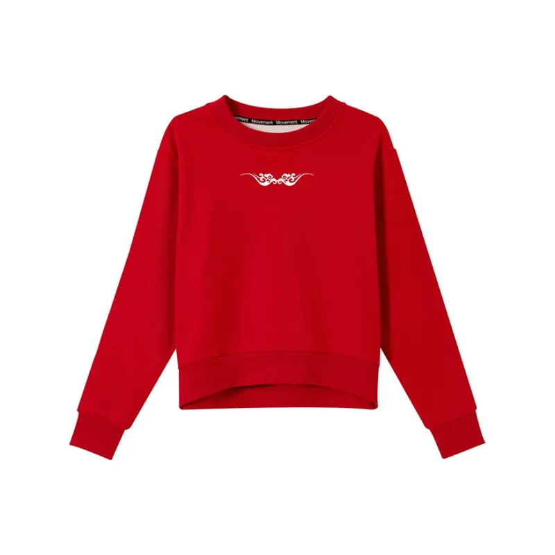 Oudifu Sweatshirts Women's Red-0
