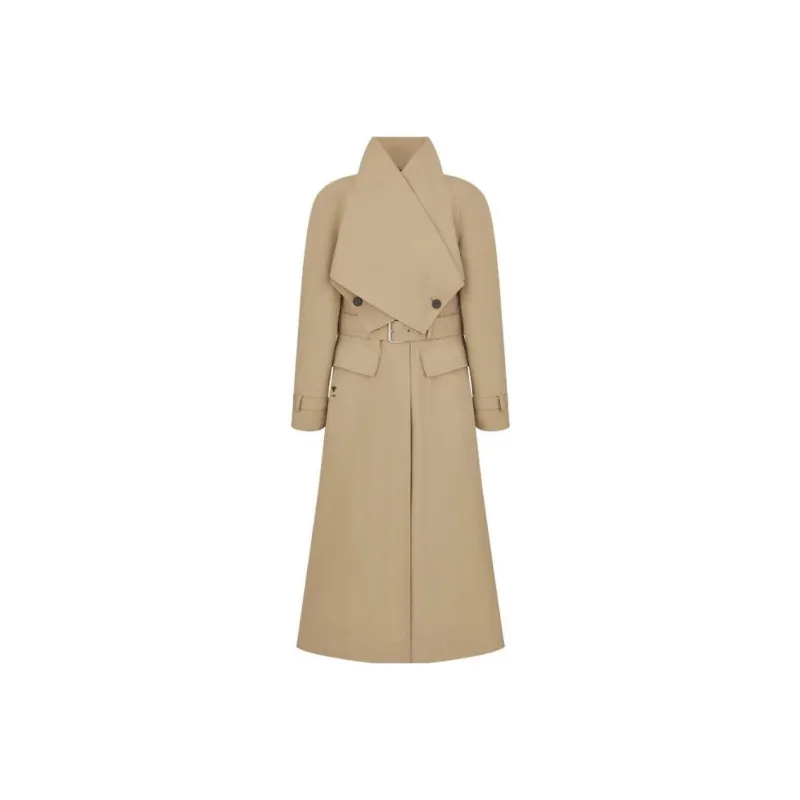 DIOR FW23 Trench Coat Women's Beige-0