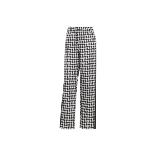 adidas originals Houndstooth Wide Leg Pants Black