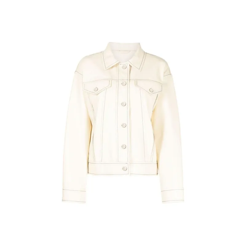 STAND STUDIO Jean Oversized Leather Jacket-0