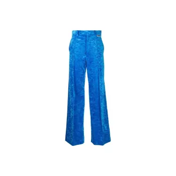 Vetements Velvet High waisted Trousers