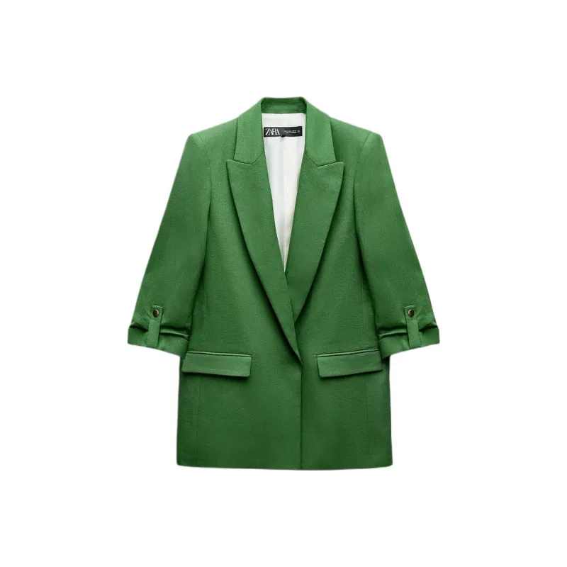 ZARA Business Suit Women's Green-0