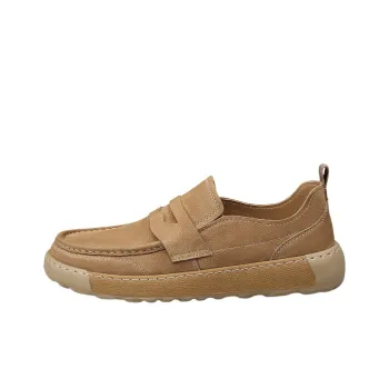 Gross Men's Casual Shoes Men Low Top Yellow Brown/Khaki