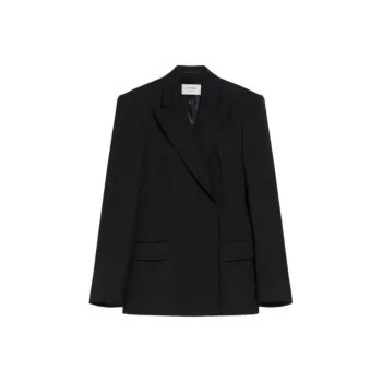 SportMax Double Breasted Long Sleeved Blazer
