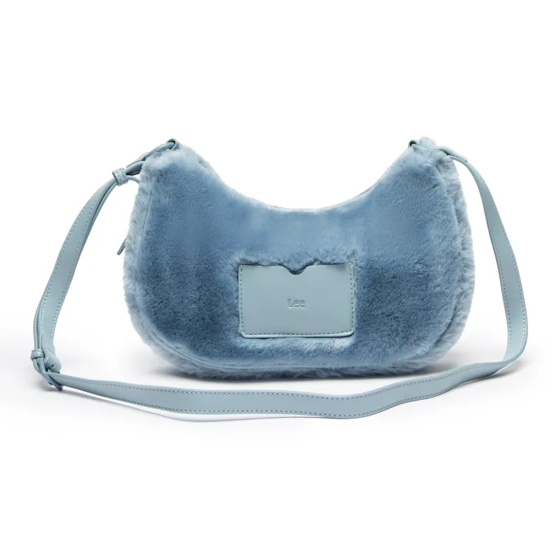 Lee Fabric, PU Shoulder Bag Regular Women's Khaki/Ecru/Dusty Blue-10