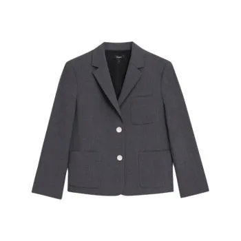 THEORY Business Suit Women's Gray