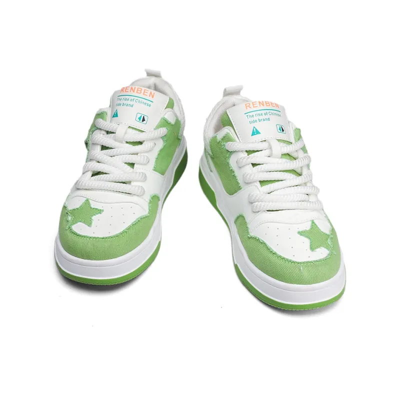 RENBEN Slip Resistant, Breathable, And Supportive Low Top Skateboard Shoes Men's-4