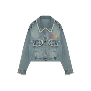 Mm Denim Jackets Women's Blue