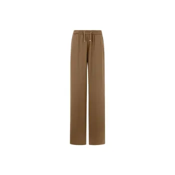 HERNO Wide Leg Satin Trousers