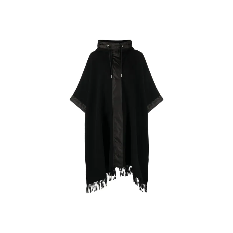 Moncler Wool Cape 'Black'-0