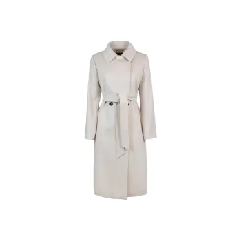 MaxMara Studio Bcollag Double Breasted Belted Coat