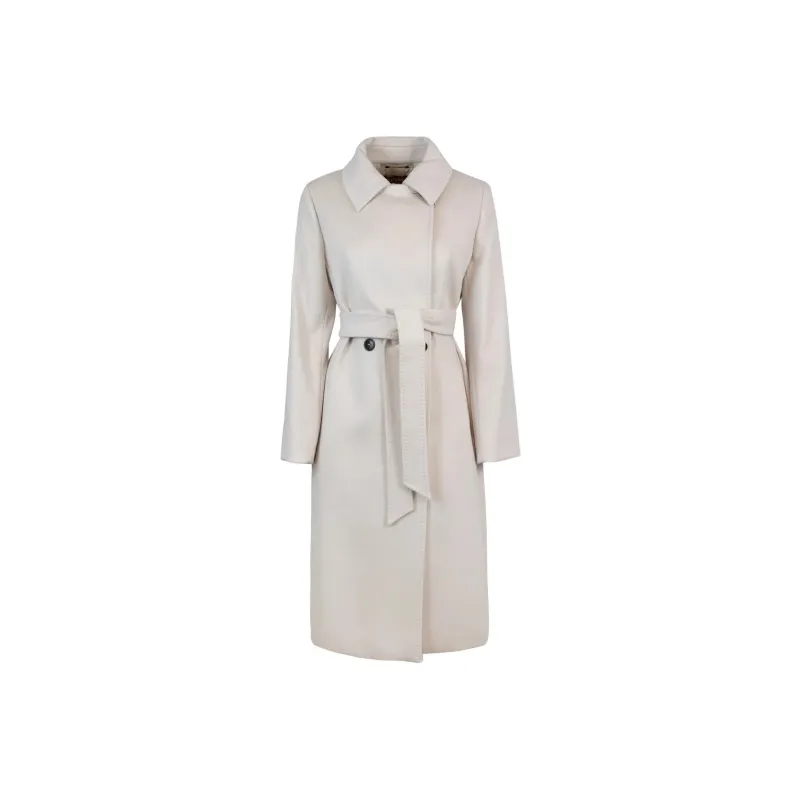 MaxMara Studio Bcollag Double Breasted Belted Coat-0