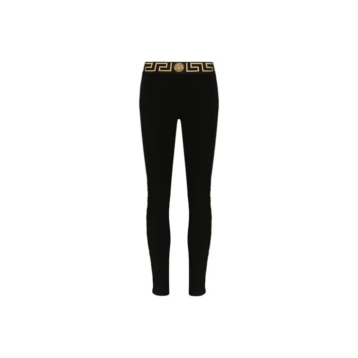 VERSACE Leggings Women's Black-0