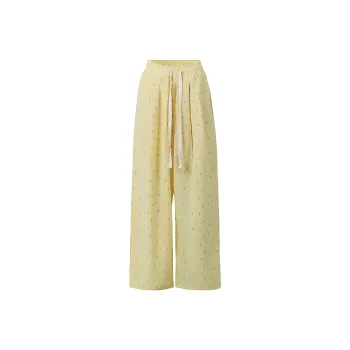 YINLEI Casual Pants Women's Lemon