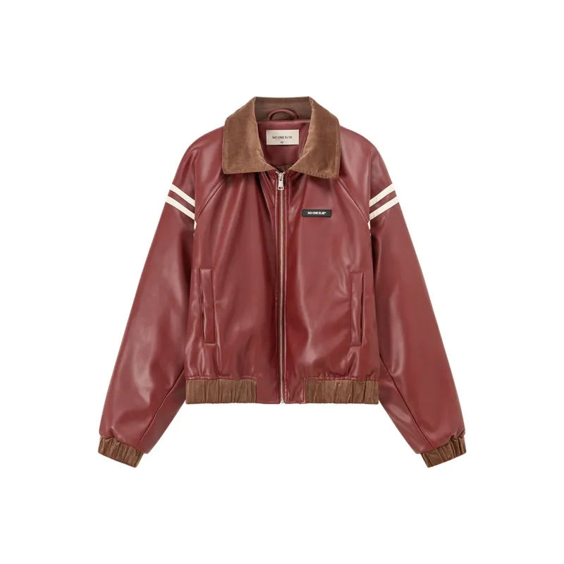 NO ONE ELSE Puffer Jacket Women's Vintage Red-0