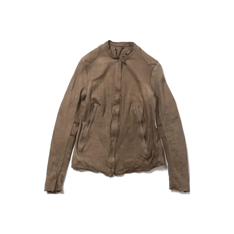 Beams Leather Jackets Women's-8