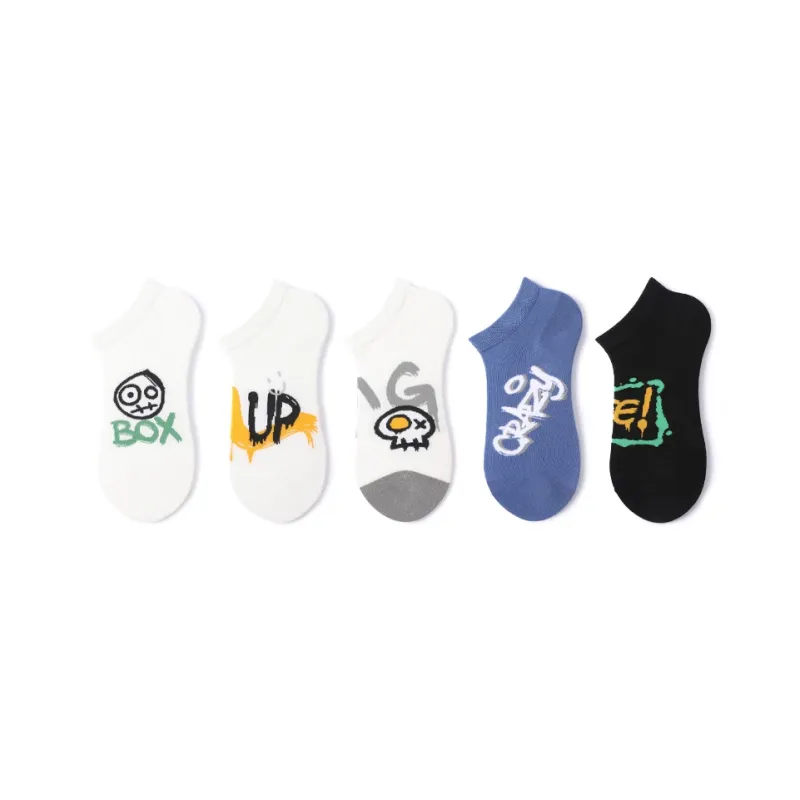 LUYOUYE No Show Socks Men's 4 Pack-5