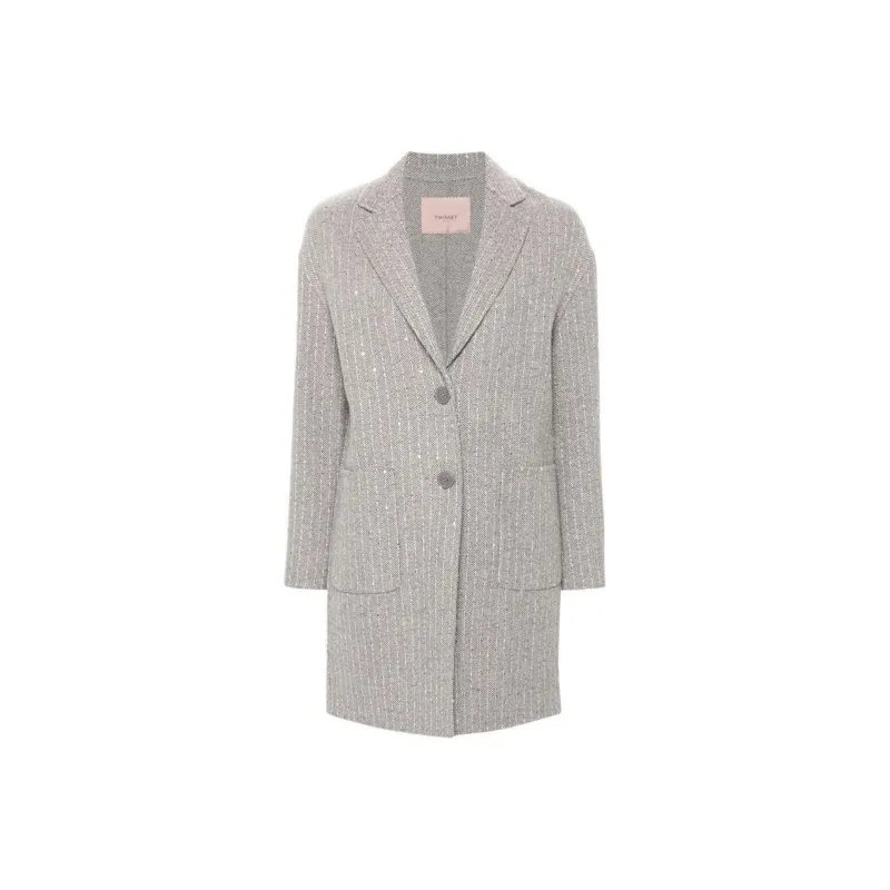 Twinset Sequinned Coat-0