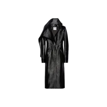 COURREGES Vinyl Trench Coat