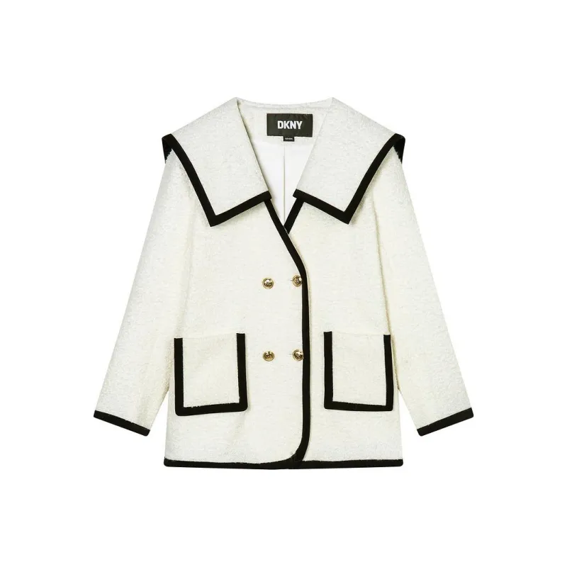 DKNY Coats Women's White-0