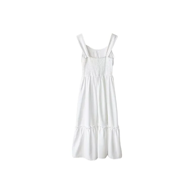 PAZZO Slip Dresses Women's Shell White-1
