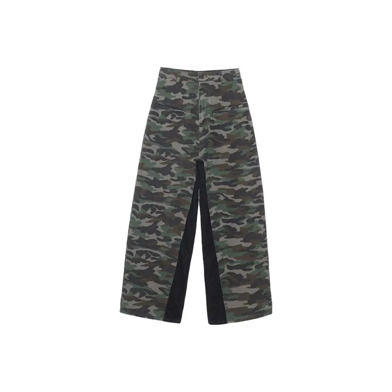 Fax Copy Express SS22 Casual Pants Women's Camouflage-0