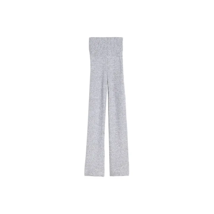 OFF WHITE Ribbed Hem Knitted Pants-0