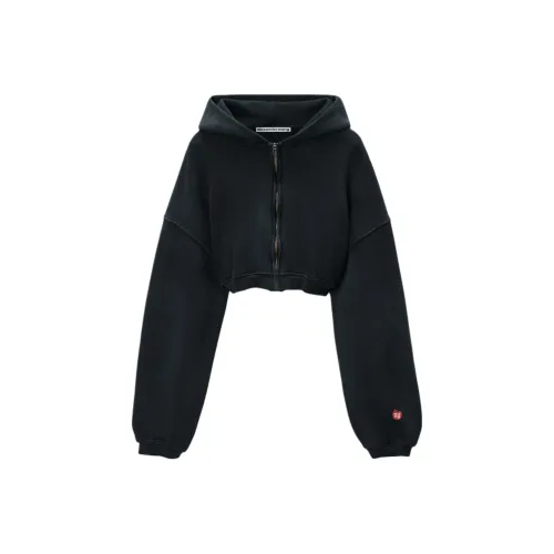 Alexander Wang Zip up Cropped Hoodie